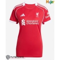 Camiseta Liverpool Alexis Mac Allister #10 Primera Equipación para mujer 2025-26 manga corta